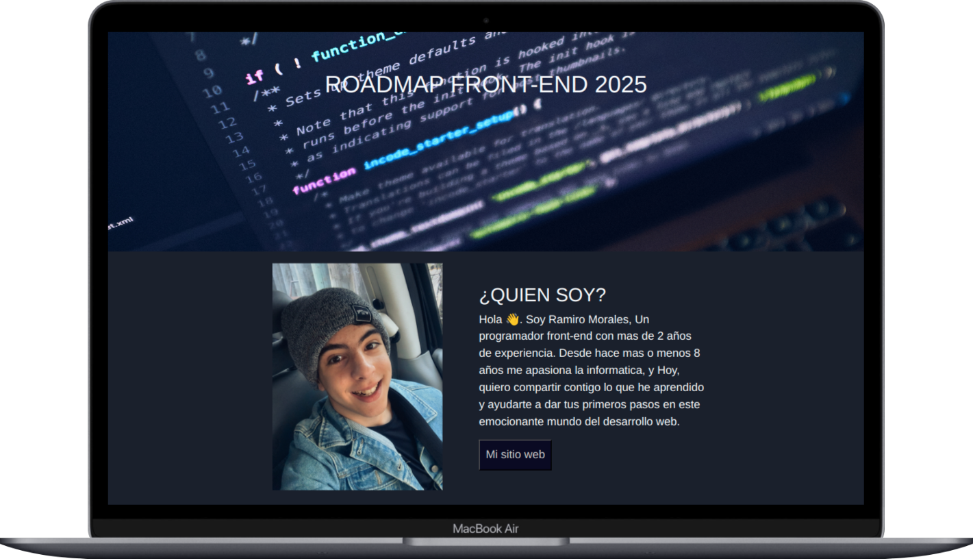 ROADMAP FRONTEND